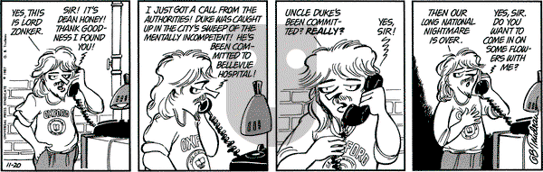 Doonesbury on Friday November 20, 1987 Comic Strip