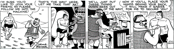 Alley Oop on Thursday February 4, 1999 Comic Strip
