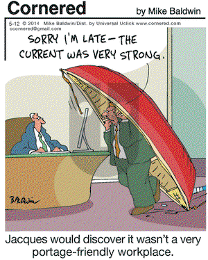 Cornered on Monday May 12, 2014 Comic Strip