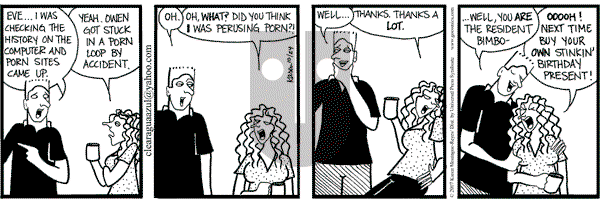 Clear Blue Water on Wednesday October 24, 2007 Comic Strip