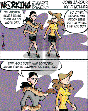 Working Daze - Thursday June 7, 2007 Comic Strip