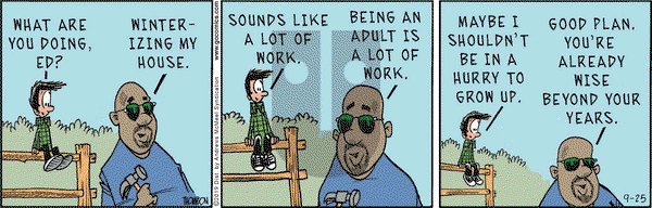 Grand Avenue on Wednesday September 25, 2019 Comic Strip