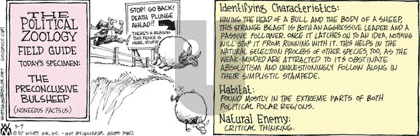 Non Sequitur on Friday March 9, 2007 Comic Strip