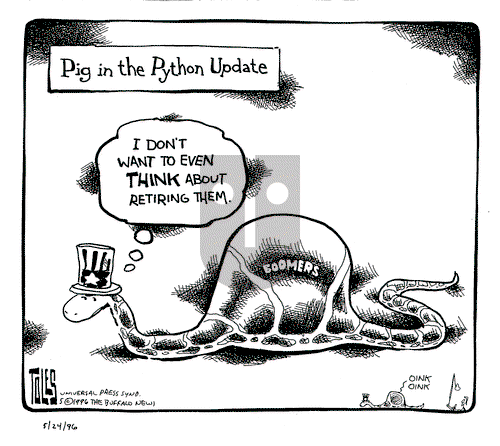 Tom Toles on Friday May 24, 1996 Comic Strip