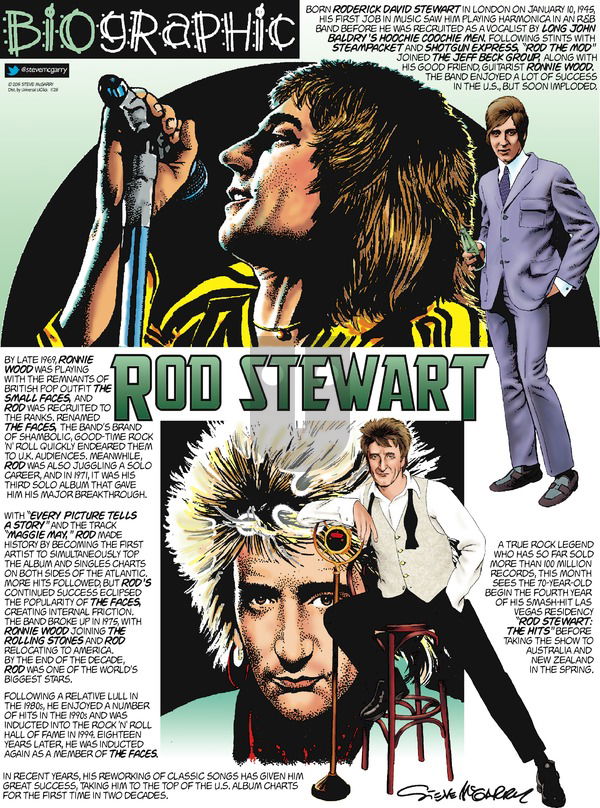 Biographic on Sunday January 25, 2015 Comic Strip