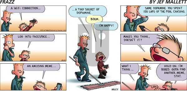 Frazz on Sunday February 21, 2016 Comic Strip