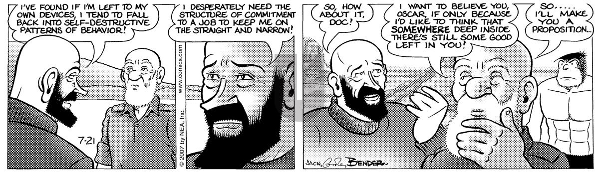 Alley Oop - Saturday July 21, 2007 Comic Strip