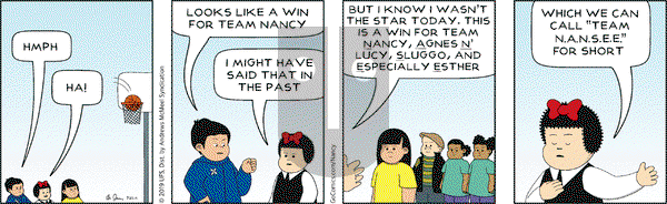 Nancy on Tuesday July 23, 2019 Comic Strip