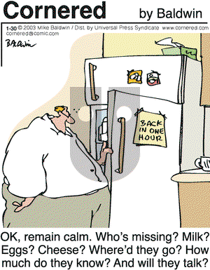 Cornered on Thursday January 30, 2003 Comic Strip