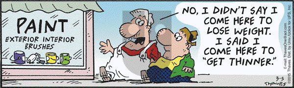 Frank and Ernest on Thursday March 5, 2015 Comic Strip
