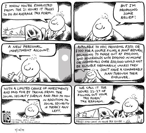 Tom Toles on Tuesday May 25, 1999 Comic Strip