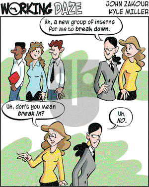 Working Daze on Tuesday September 23, 2003 Comic Strip