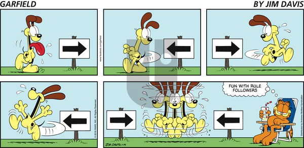 Garfield on Sunday January 14, 2018 Comic Strip