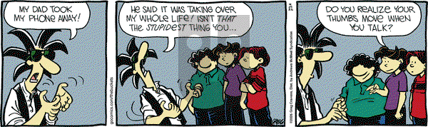 The Buckets on Thursday April 24, 2025 Comic Strip