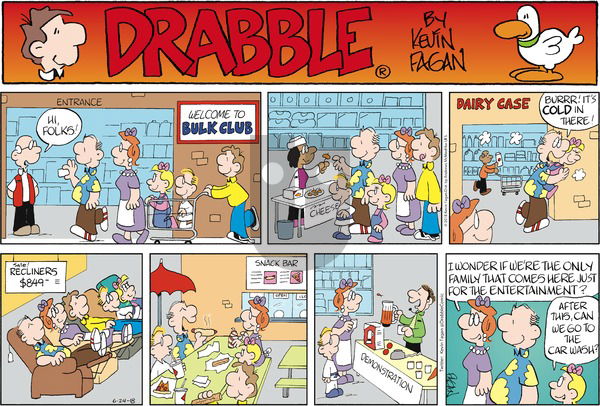 Drabble on Sunday June 24, 2018 Comic Strip