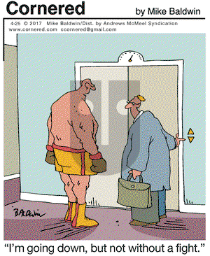 Cornered on Tuesday April 25, 2017 Comic Strip
