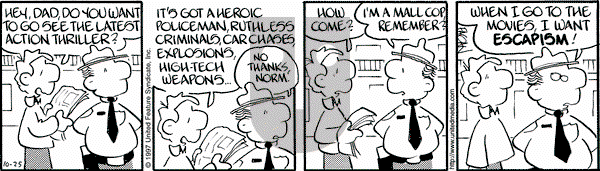 Drabble on Saturday October 25, 1997 Comic Strip