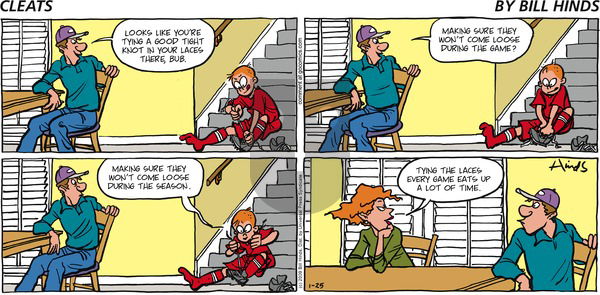 Cleats on Sunday January 25, 2009 Comic Strip