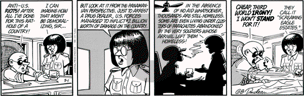 Doonesbury on Wednesday May 2, 1990 Comic Strip