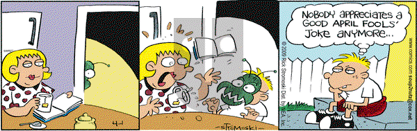 Soup to Nutz - Old on Wednesday April 1, 2009 Comic Strip