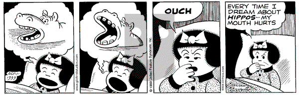 Nancy on Friday October 1, 1999 Comic Strip