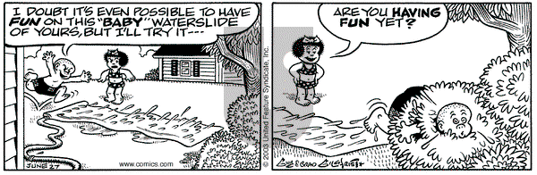 Nancy on Friday June 27, 2003 Comic Strip