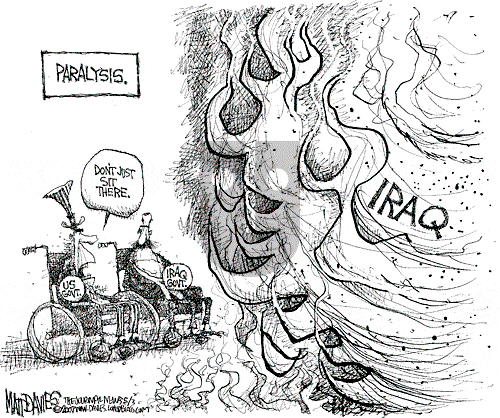 Matt Davies on Thursday May 3, 2007 Comic Strip