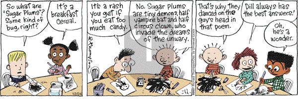 Cul de Sac on Monday December 24, 2012 Comic Strip