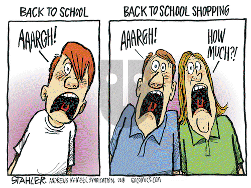Jeff Stahler on Thursday August 9, 2018 Comic Strip