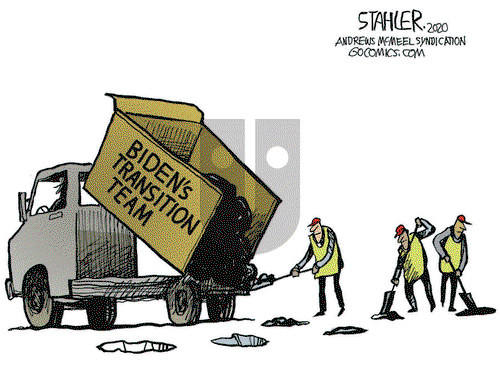 Jeff Stahler on Wednesday November 25, 2020 Comic Strip