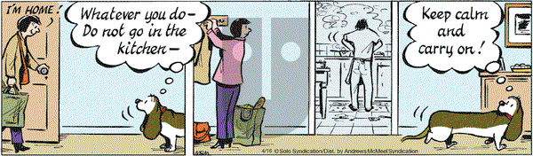 Fred Basset on Friday April 16, 2021 Comic Strip