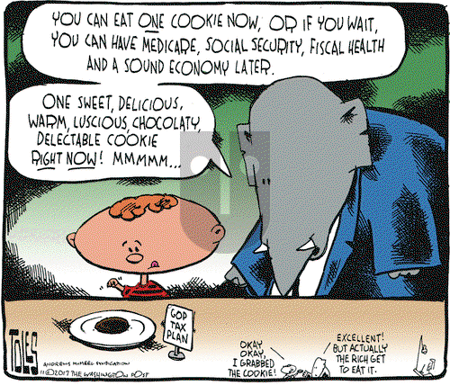Tom Toles on Tuesday November 28, 2017 Comic Strip