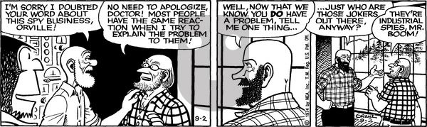 Alley Oop on Monday September 2, 1974 Comic Strip