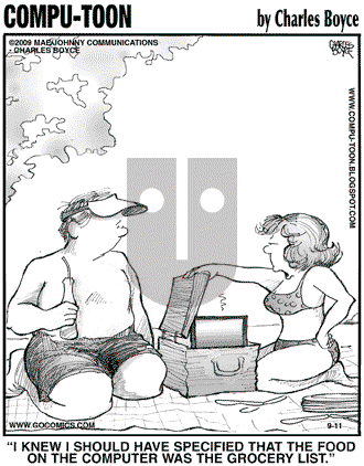 Compu-toon on Friday September 11, 2009 Comic Strip