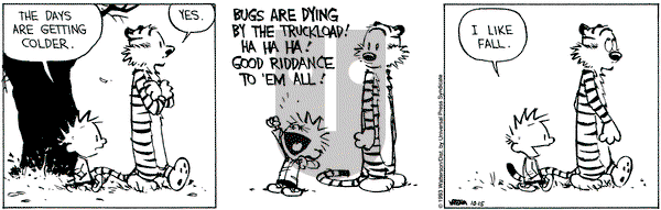 Calvin and Hobbes on Friday October 15, 1993 Comic Strip