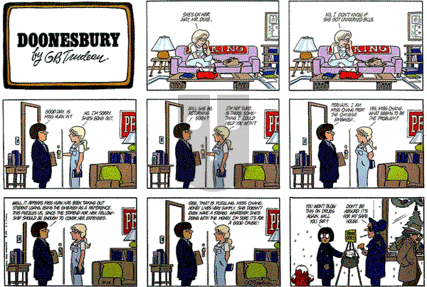 Doonesbury on Sunday December 13, 1981 Comic Strip