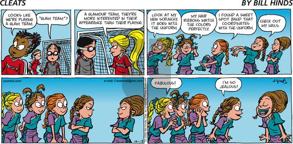Cleats on Sunday October 13, 2002 Comic Strip