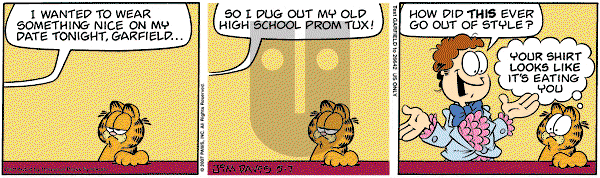 Garfield on Monday May 7, 2007 Comic Strip