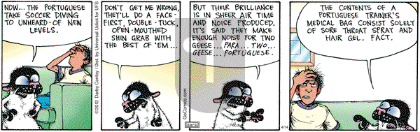 Get Fuzzy on Saturday April 14, 2012 Comic Strip
