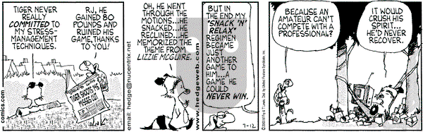 Over the Hedge on Saturday July 12, 2003 Comic Strip