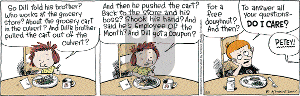 Cul de Sac on Thursday May 9, 2019 Comic Strip