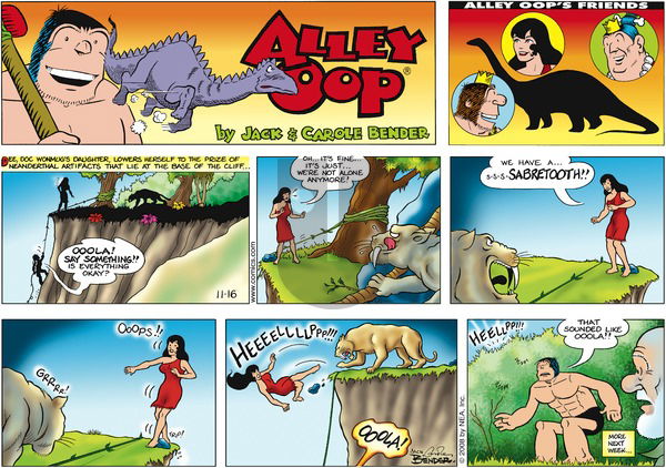 Alley Oop on Sunday November 30, 2008 Comic Strip