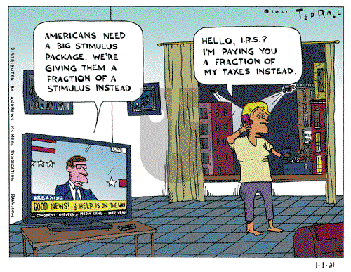 Ted Rall on Friday January 1, 2021 Comic Strip