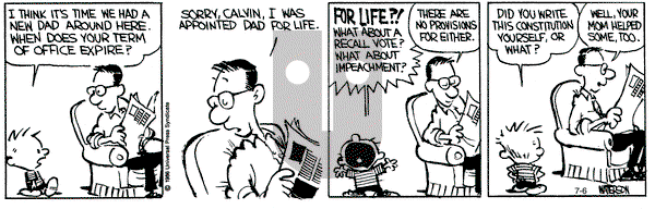 Calvin and Hobbes on Saturday July 6, 1991 Comic Strip