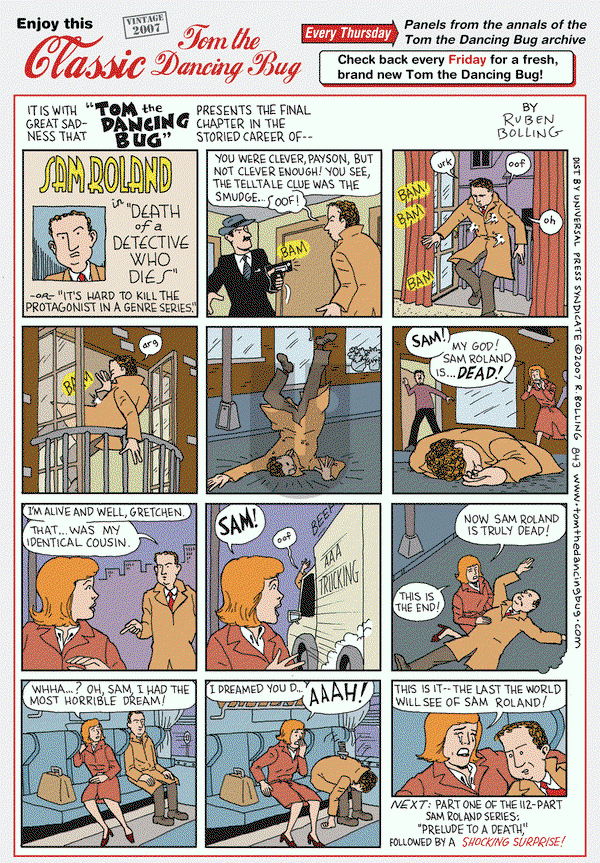 Tom the Dancing Bug on Thursday October 27, 2016 Comic Strip