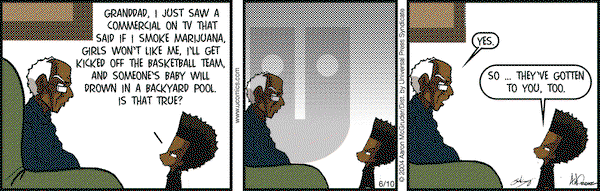 The Boondocks on Thursday June 10, 2004 Comic Strip