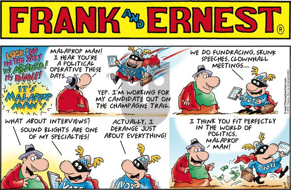 Frank and Ernest on Sunday June 19, 2016 Comic Strip
