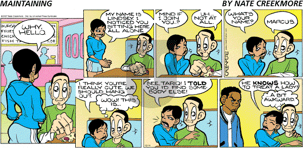 Maintaining on Sunday October 14, 2007 Comic Strip