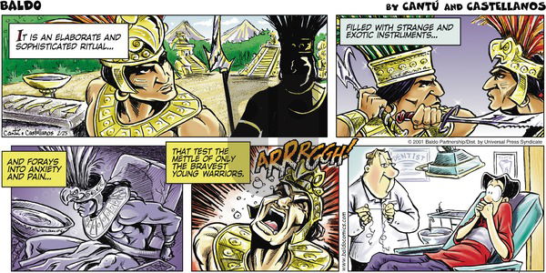 Baldo on Sunday February 25, 2001 Comic Strip