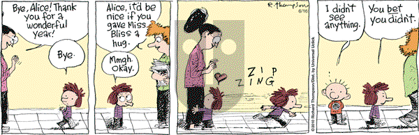 Cul de Sac on Tuesday June 16, 2015 Comic Strip